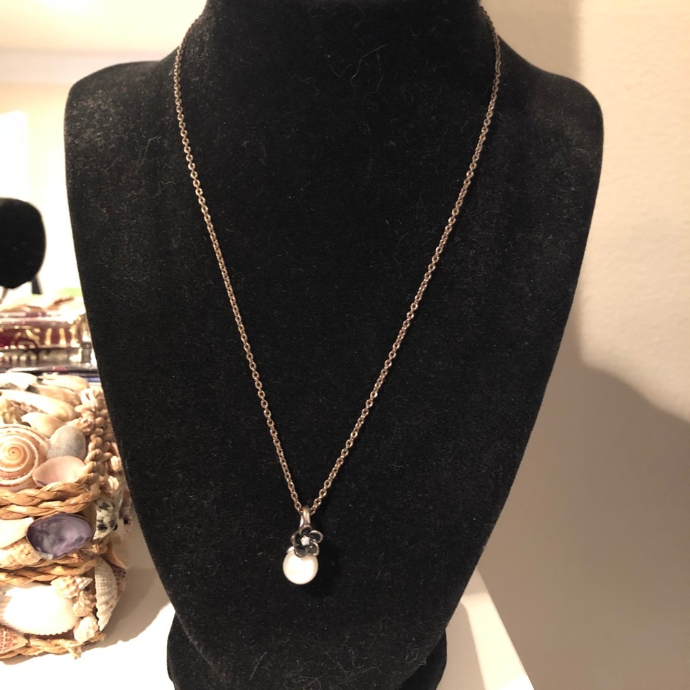 Pandora - Sterling Silver Pearl Necklace